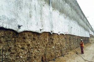 мокрое сухое метод торкретирование поверхности бетона в Уфе
